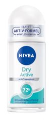 Nivea Nivea, Dry Active, Antiperspirant roll-on, 50 ml