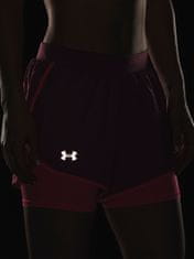 Under Armour Kraťasy UA Fly By 2.0 2N1 Short-PNK XS