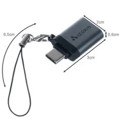 Izoksis 18932 Adaptér OTG USB 3.0 USB TYPE-C se šňůrkou