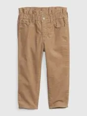 Gap Dětské manšestrové kalhoty mom 18-24M
