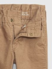 Gap Dětské manšestrové kalhoty mom 18-24M
