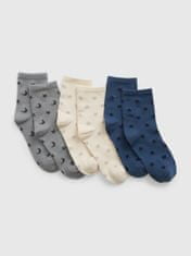 Gap Dětské vzorované ponožky, 3 páry S