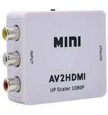 HADEX Konvertor AV2HDMI, AV na HDMI, analogové kompozitní video+audio/HDMI