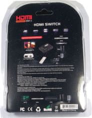 HADEX HDMI přepínač 3x HDMI s ovladačem 1080P PS3 /HDMI switch/