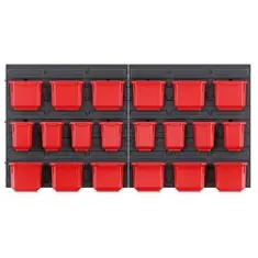 Organizér závěsný s 20 boxy, 800 x 165 x 400 mm