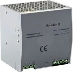 HADEX Průmyslový zdroj DR-240-12 12V=/240W spínaný na DIN lištu