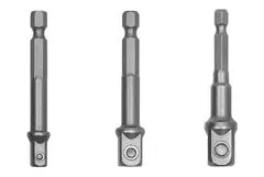 VELMAL Sada bitových adaptérů 3 ks na hlavice 1/4, 3/8, 1/2