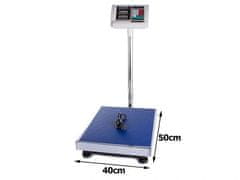 HADEX Digitalní váha 2-300kg, vážící plocha 50x40cm