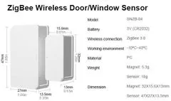 Dveřní kontakt Sonoff Zigbee SNZB-04