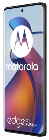 Motorola Edge 30 Fusion, velký displej, Full HD+, HDR, pOLED displej 144Hz obnovovací frekvence 68W rychlonabíjení NFC stereoreproduktory Dolby Atmos  ultraširokoúhlý fotoaparát, makro, mobilní síť 5G, dlouhá výdrž baterie výkonná baterie OLED displej lehké provedení Bluetooth NFC Android 12 Qualcomm Snapdragon 888+ výkonný procesor výkonný telefon