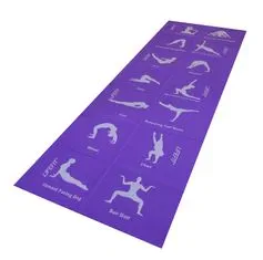 LIFEFIT Podložka LIFEFIT YOGA MAT FOLD, 173x61x0,4cm, skládací, fialová