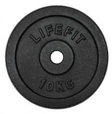 LIFEFIT Kotouč LIFEFIT 10kg, kovový, pro 30mm tyč