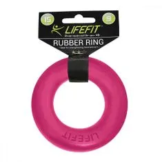 LIFEFIT Posilovač prstů LIFEFIT RUBBER RING růžový