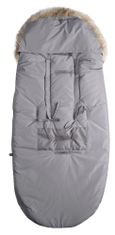 BEZTROSKA fusak s kožešinou 110cm, gray (6-36m)/L