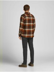 Jack&Jones Černé pánské straight fit džíny Jack & Jones Mike 28/32