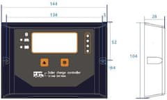 HADEX Solární regulátor PWM Win300-NBT, 12V/20A s bluetooth