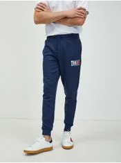 Tommy Jeans Tmavě modré pánské tepláky Tommy Jeans L