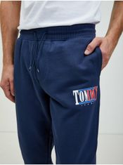 Tommy Jeans Tmavě modré pánské tepláky Tommy Jeans L