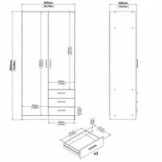 Falco Skříň Sprint 68084 jackson hickory