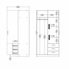 Falco Skříň Sprint 68084 jackson hickory