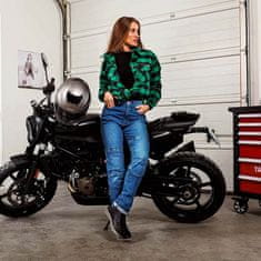 W-TEC Dámské moto jeansy GoralCE Barva modrá, Velikost 3XL