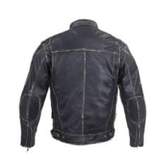 W-TEC Pánská kožená moto bunda Sheawen Vintage Barva černá, Velikost 3XL