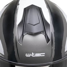 W-TEC Moto přilba Integra Graphic Barva Black-White, Velikost L (59-60)