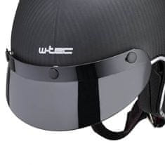 W-TEC Moto přilba Vacabro SWBH Barva Matt Carbon Pure, Velikost XS (53-54)