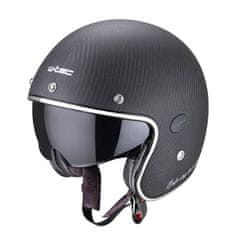 W-TEC Moto přilba Vacabro SWBH Barva Matt Carbon Pure, Velikost XS (53-54)