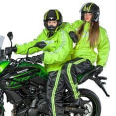 W-TEC Pláštěnkové moto kalhoty Rainy Barva černo-žlutá, Velikost 4XL