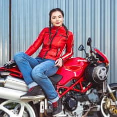 W-TEC Dámské moto jeansy Lustipa Barva modrá, Velikost XL