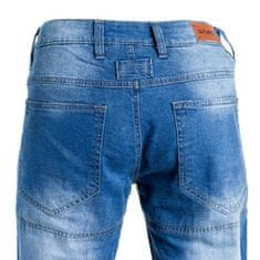 W-TEC Pánské moto jeansy Davosh Barva modrá, Velikost 6XL