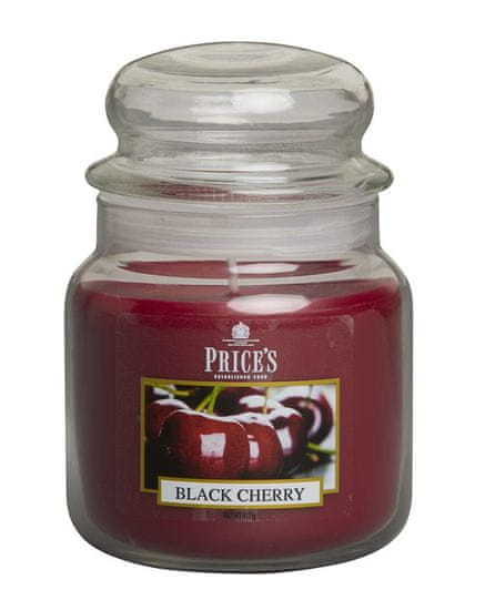 Price's Candles Vonná svíčka, vůně třešeň. 411g. Black Cherry