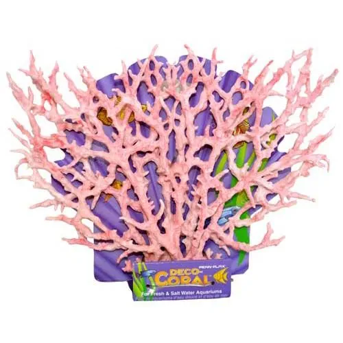 PENN PLAX DECO-CORAL L růžovobílá 25x18cm