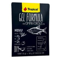 TROPICAL Gel Formula for Omnivorous Fish 1000ml 3x35g krmivo ve formě želé pro všežravé ryby