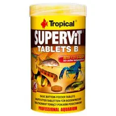 TROPICAL Supervit Tablets B 250ml/150g 830ks krmivo pro ryby dna