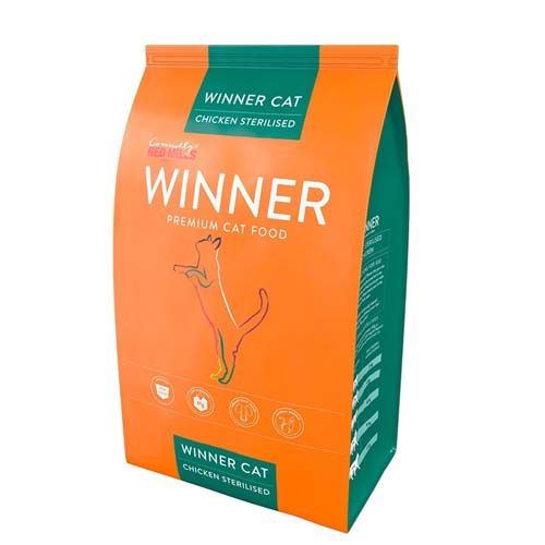 WINNER PREMIUM WINNER Cat Adult Sterilised Chicken 2kg prémiové krmivo pro sterilizované kočky