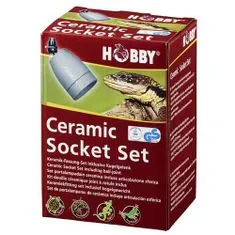 HOBBY Terraristik HOBBY Ceramic Socket Set keramická objímka v sadě s kulovým kloubem