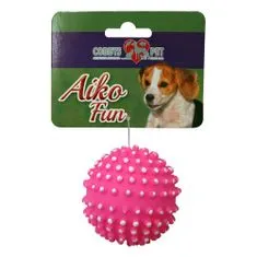 COBBYS PET AIKO FUN Míč s bodlinami 6,5cm gumová hračka pro psy