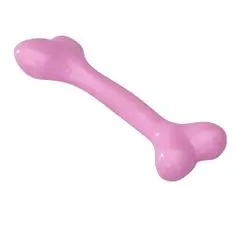 EBI Rubber Bone 15cm Small Strawberry s vůní jahod