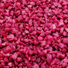 EBI AQUA DELLA Glamour Stone 6/9mm 2kg BRIGHT-RASPBERRY -Barevný třpytivý štěrk do akvária