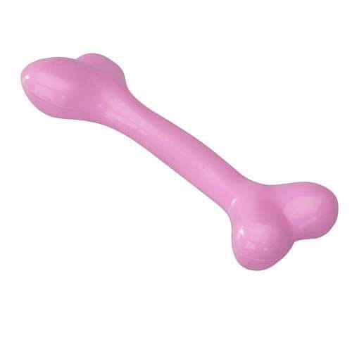 EBI Rubber Bone 20,3cm Large Strawberry s vůní jahod