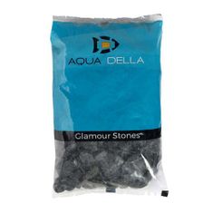 EBI AQUA DELLA AQUARIUM GRAVEL PEBBLES black 2kg štěrk do akvária