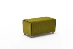 Atelier Del Sofa Taburet Mabel Puf - Green, Zelená