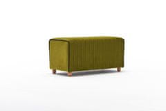 Atelier Del Sofa Taburet Mabel Puf - Green, Zelená