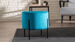 Atelier Del Sofa Taburet Flow - Blue, Modrá, Černá