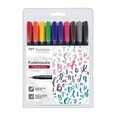 Tombow Popisovače fudenosuke brush pen ws-bh tvrdost 1 sada