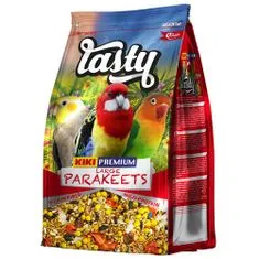 Kiki TASTY Large Parakeets 1kg luxusní krmivo pro papoušky