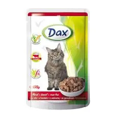 DAX kapsička pro kočky 100g hovězí