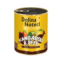 DOLINA NOTECI SUPERFOOD 800g klokan a hovězí maso pro psy 80% masa